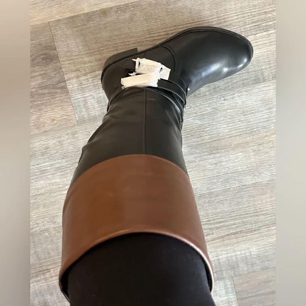 Arizona Womens Denver Riding Boots Block Heel size 7 NWT - Picture 6 of 7